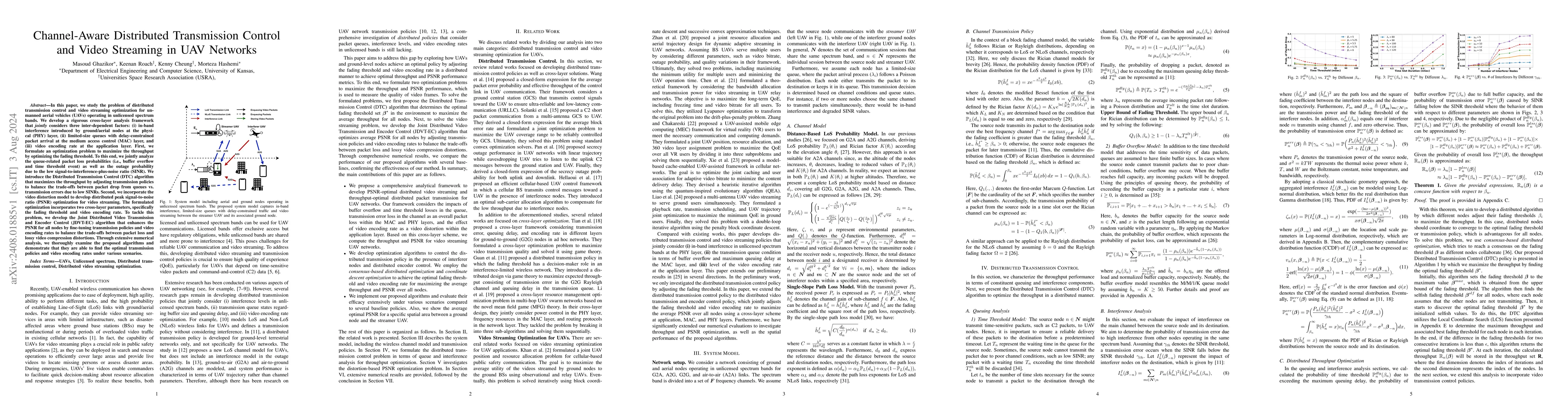 Thumbnail for Channel-Aware Distributed Transmission Control and Video Streaming in
  UAV Networks
