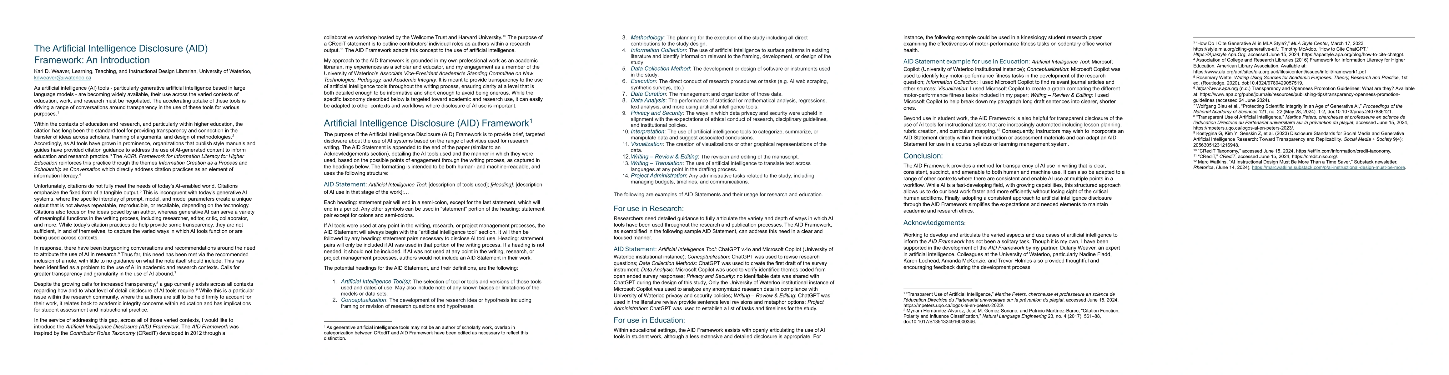 Thumbnail for The Artificial Intelligence Disclosure (AID) Framework: An Introduction