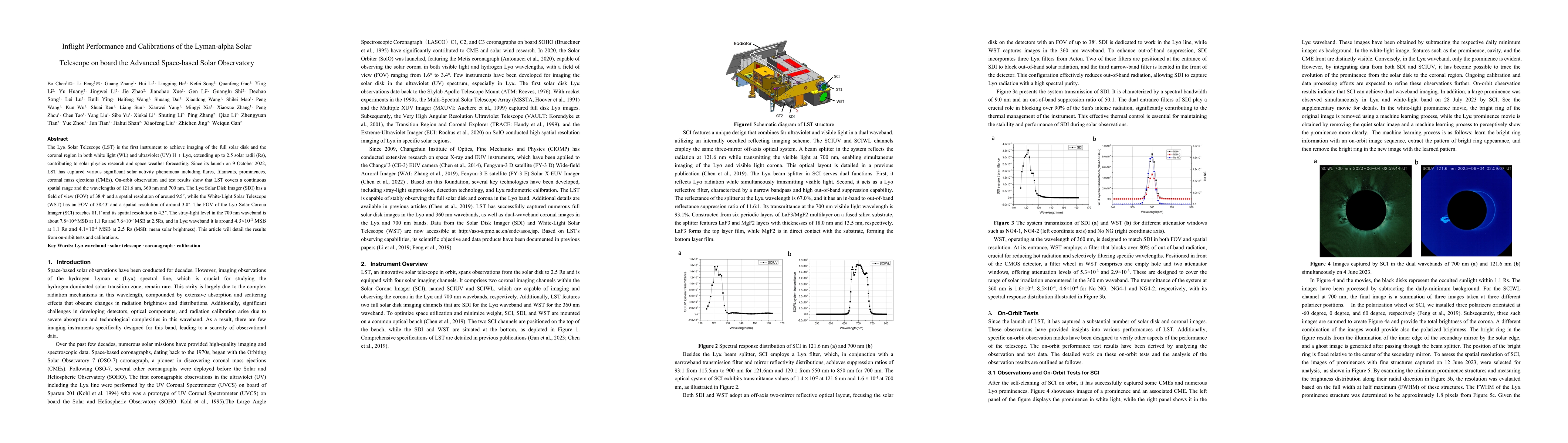 Thumbnail for Inflight Performance and Calibrations of the Lyman-alpha Solar Telescope
  on board the Advanced Space-based Solar Observatory
