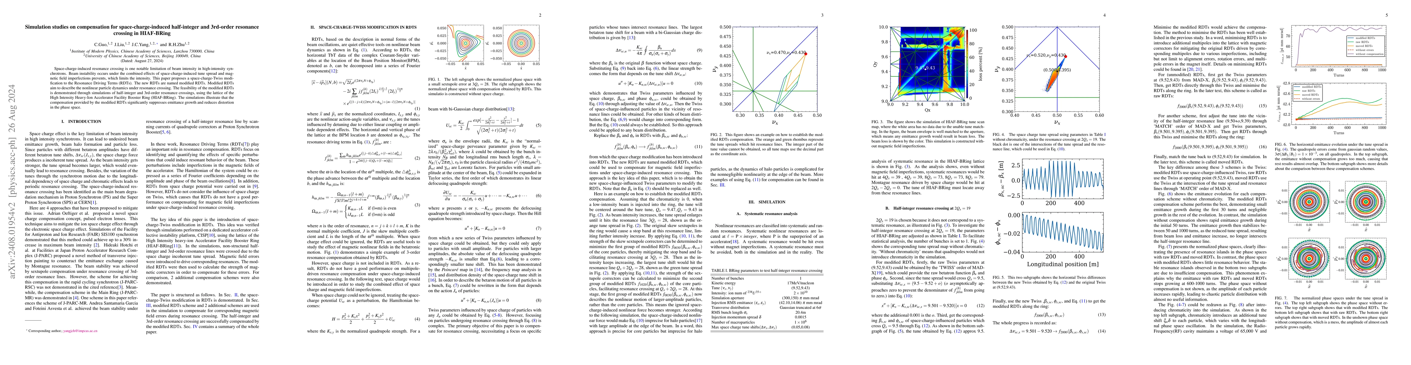 Thumbnail for Simulation studies on compensation for space-charge-induced half-integer
  and 3rd-order resonance crossing in HIAF-BRing