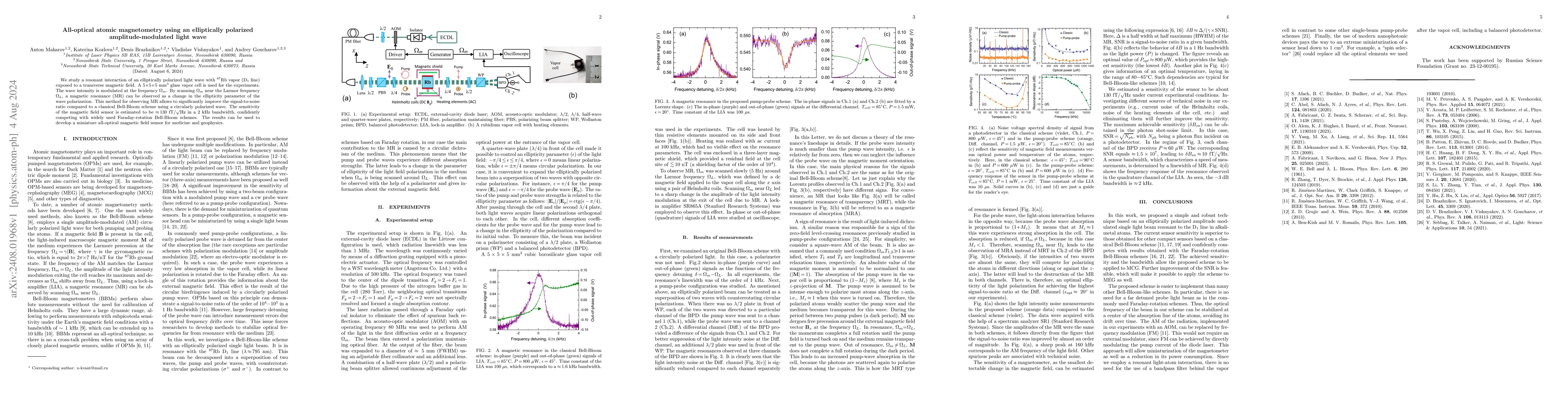 Thumbnail for All-optical atomic magnetometry using an elliptically polarized
  amplitude-modulated light wave