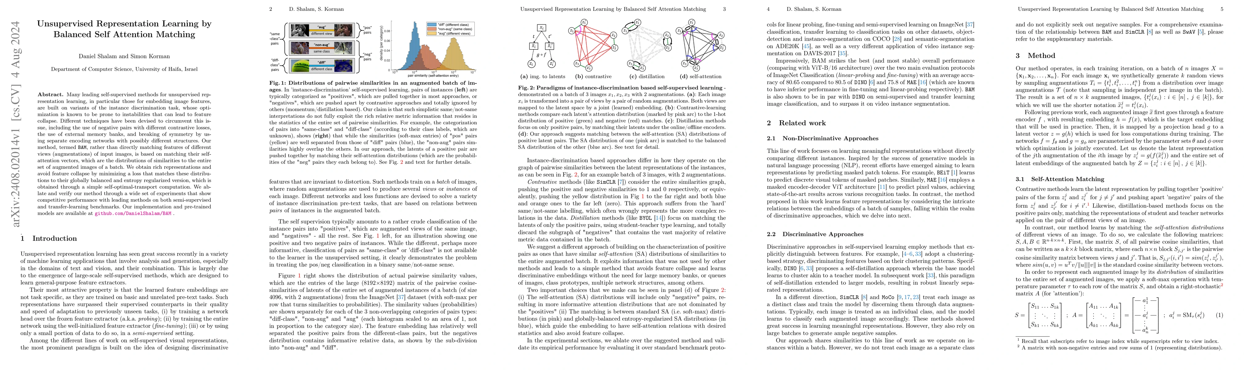 Thumbnail for Unsupervised Representation Learning by Balanced Self Attention Matching