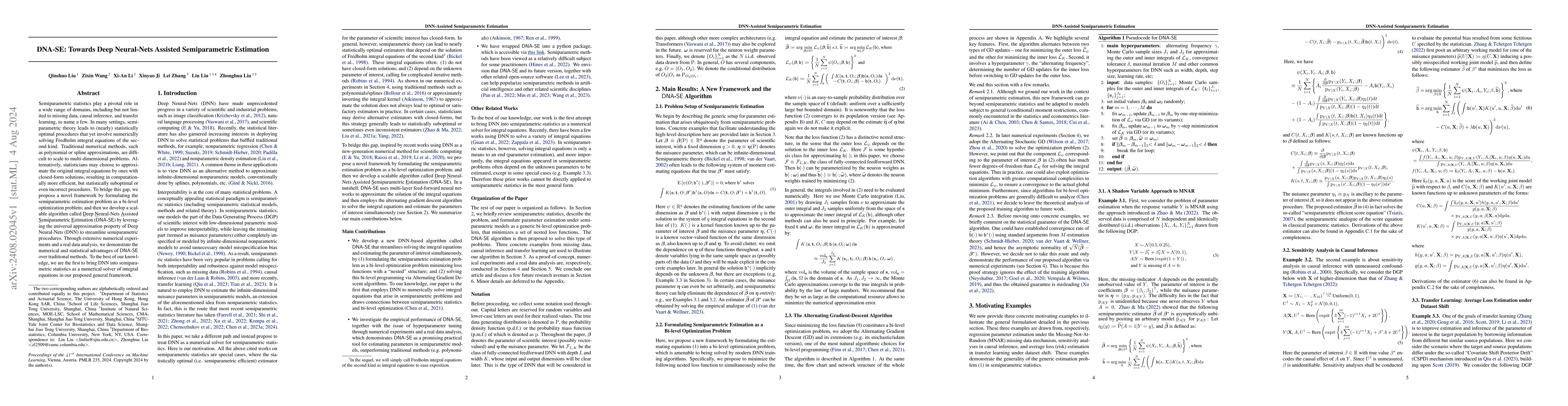 Thumbnail for DNA-SE: Towards Deep Neural-Nets Assisted Semiparametric Estimation