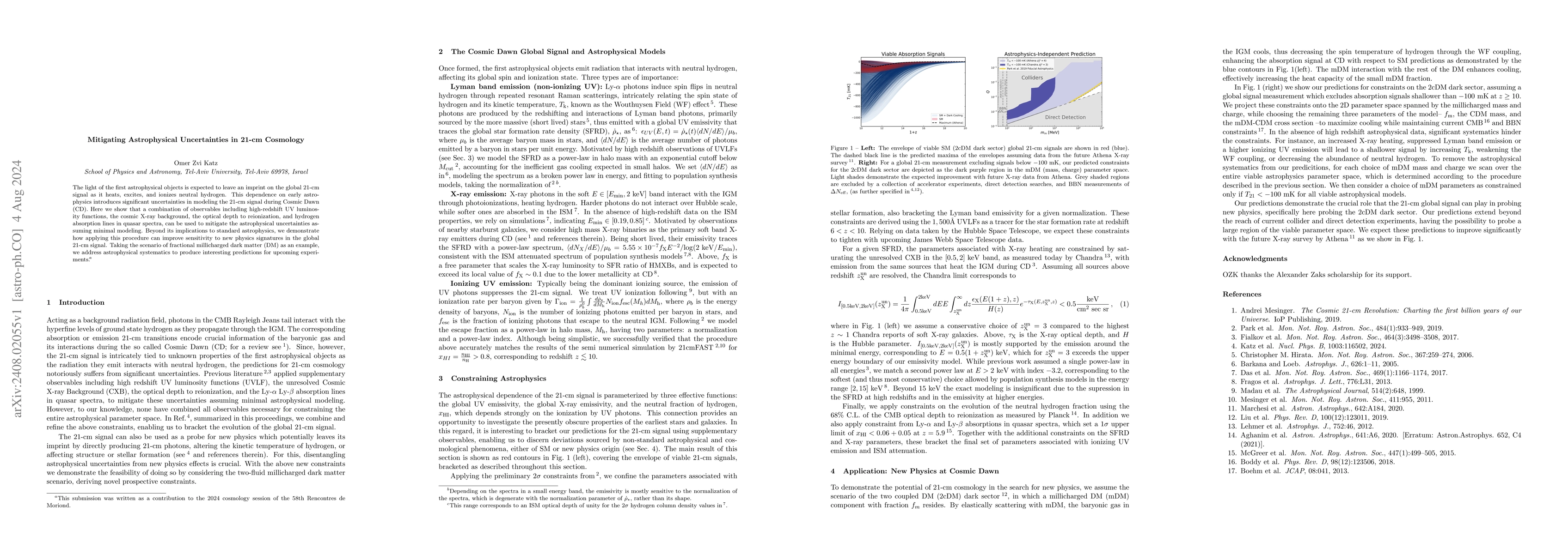 Thumbnail for Mitigating Astrophysical Uncertainties in 21-cm Cosmology