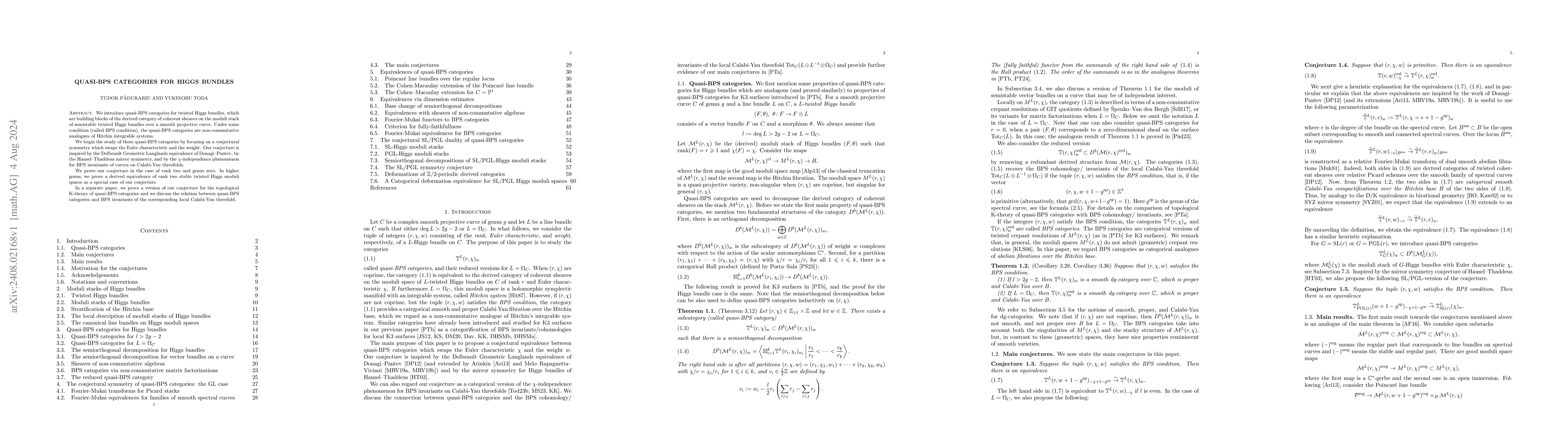 Thumbnail for Quasi-BPS categories for Higgs bundles