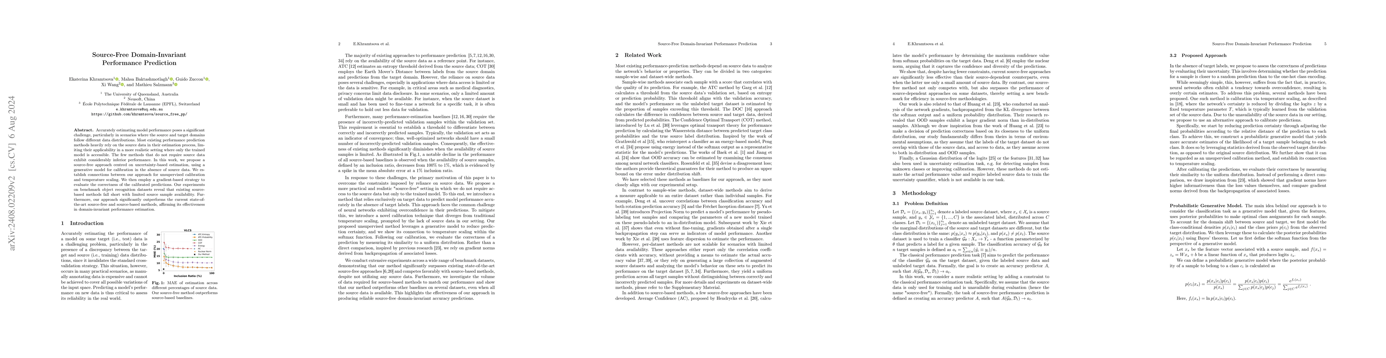 Thumbnail for Source-Free Domain-Invariant Performance Prediction