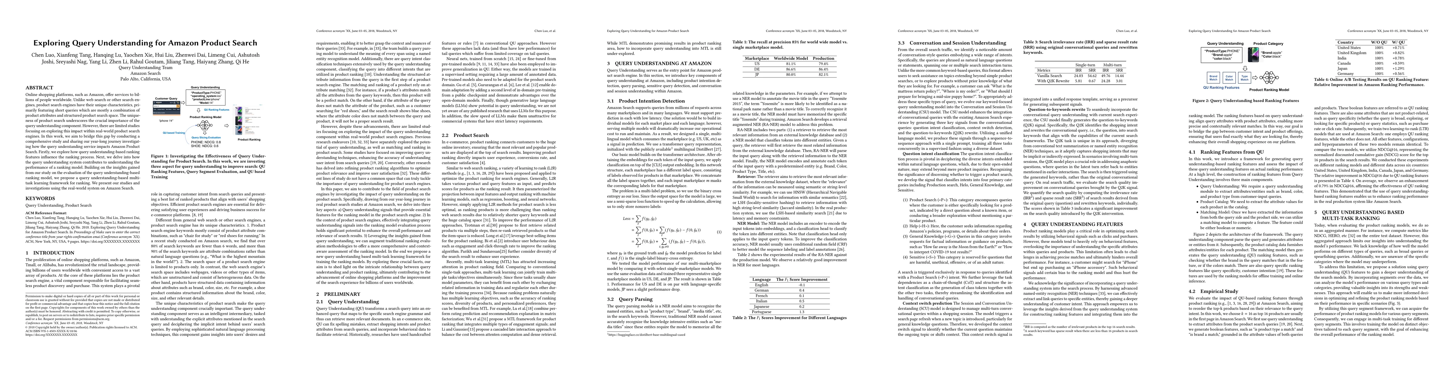 Thumbnail for Exploring Query Understanding for Amazon Product Search