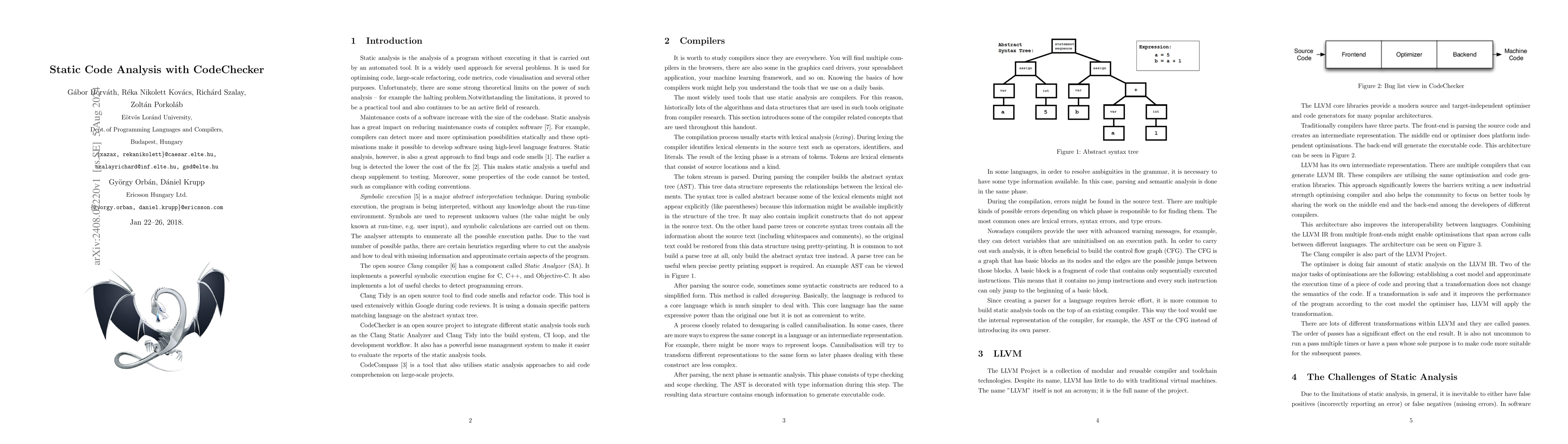 Thumbnail for Static Code Analysis with CodeChecker