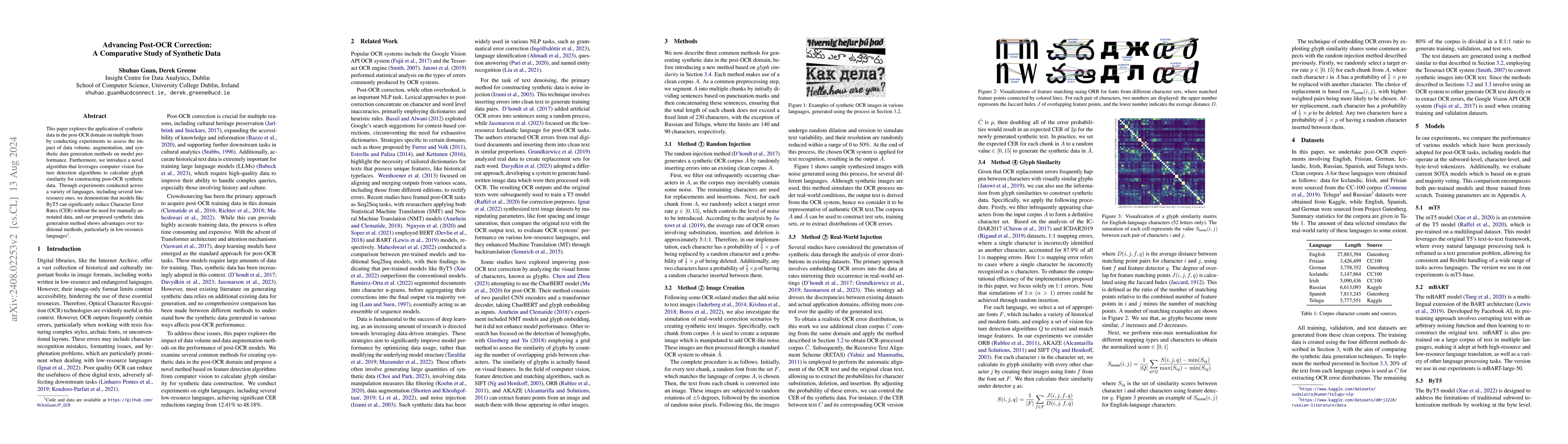 Thumbnail for Advancing Post-OCR Correction: A Comparative Study of Synthetic Data