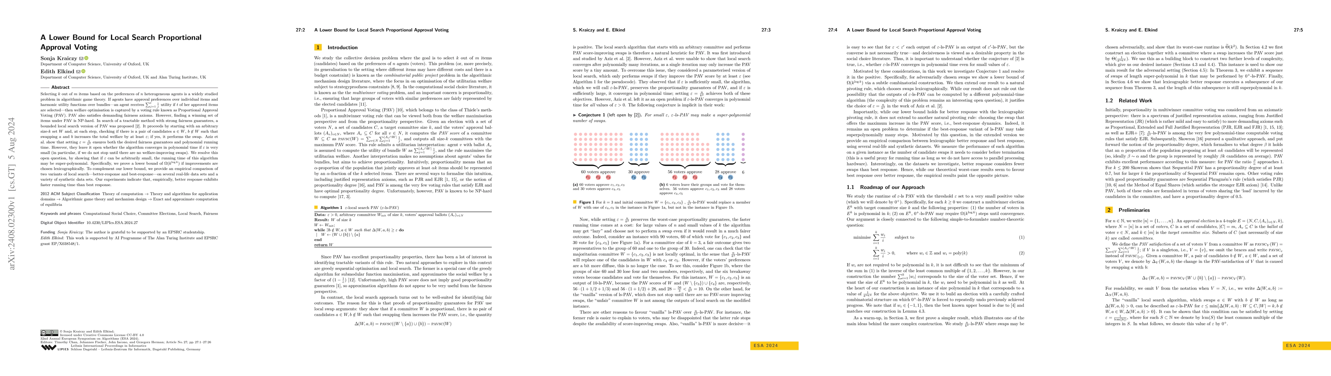Thumbnail for A Lower Bound for Local Search Proportional Approval Voting