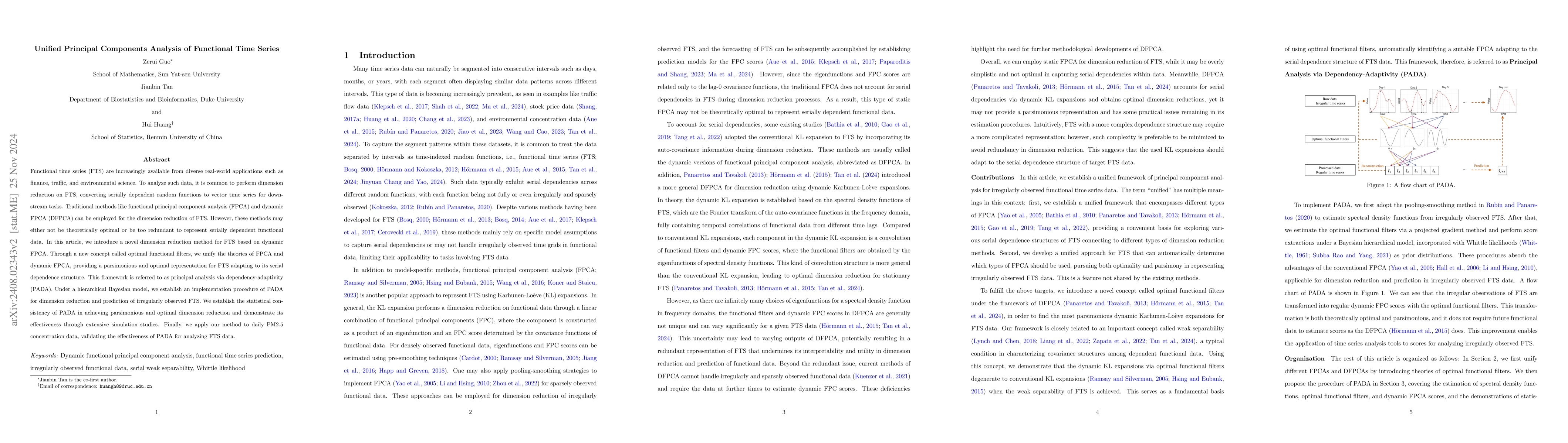 Thumbnail for Unified Principal Components Analysis of Functional Time Series