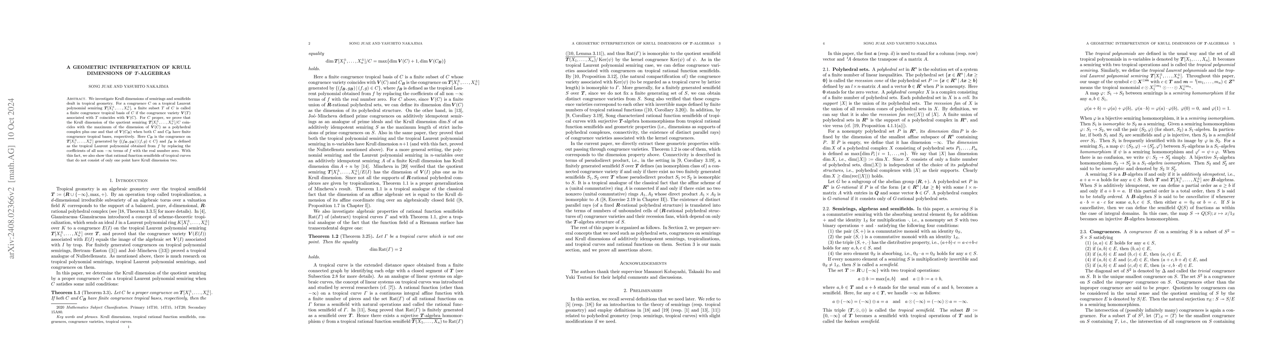 Thumbnail for A geometric interpretation of Krull dimensions of
  $\boldsymbol{T}$-algebras