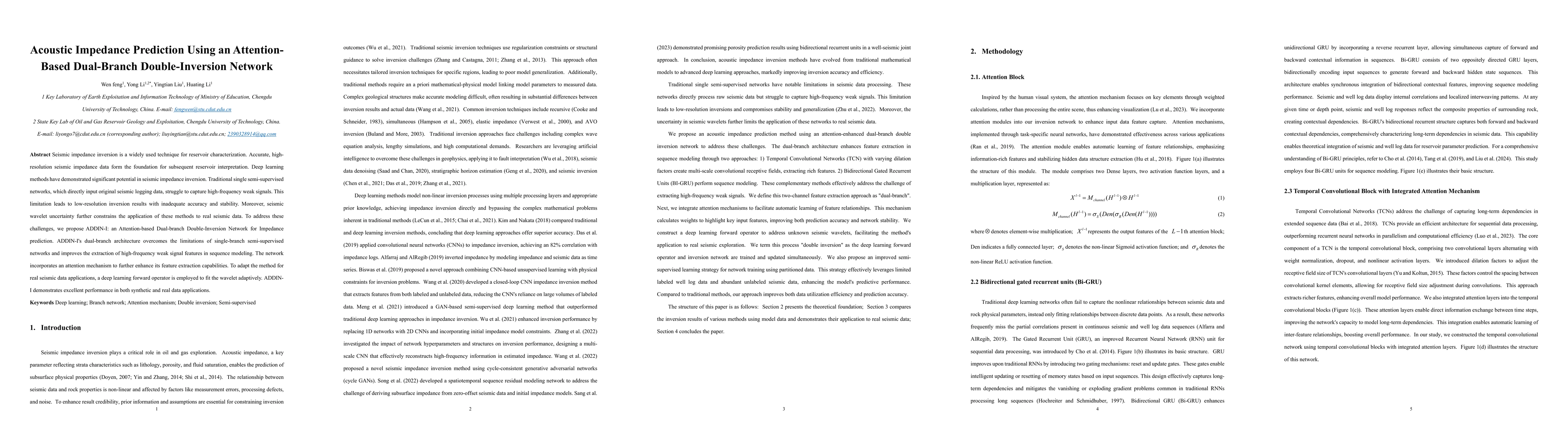Thumbnail for Acoustic Impedance Prediction Using an Attention-Based Dual-Branch
  Double-Inversion Network