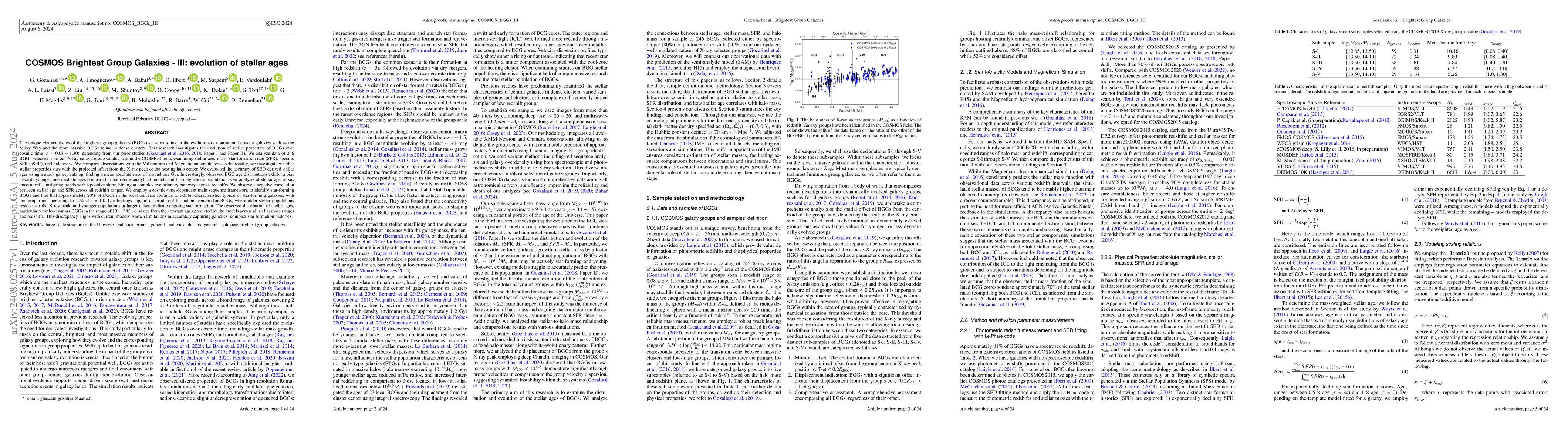 Thumbnail for COSMOS Brightest Group Galaxies -- III: Evolution of stellar ages