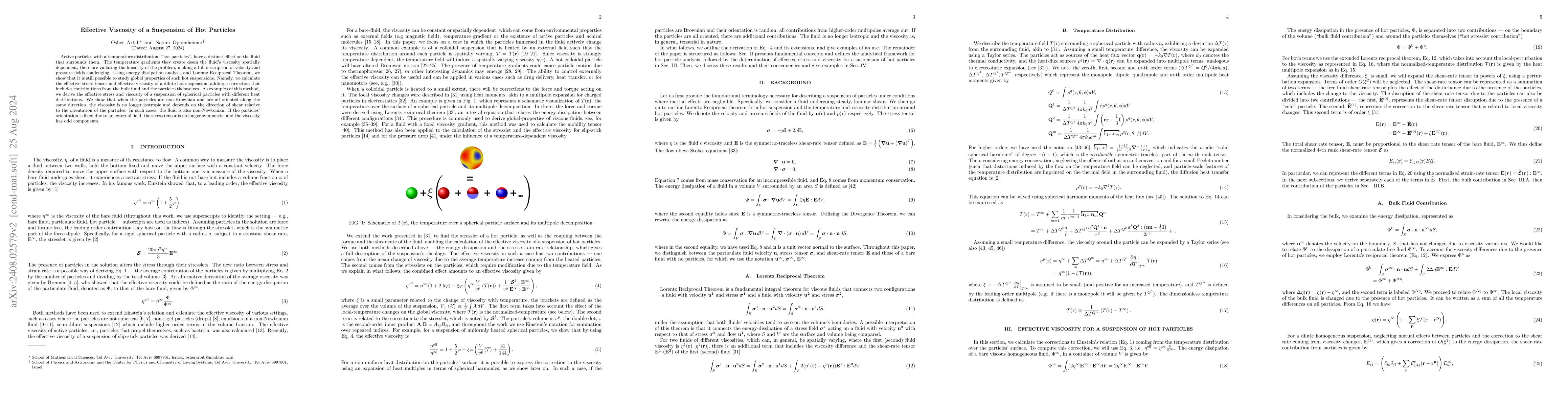 Thumbnail for Effective Viscosity of a Suspension of Hot Particles