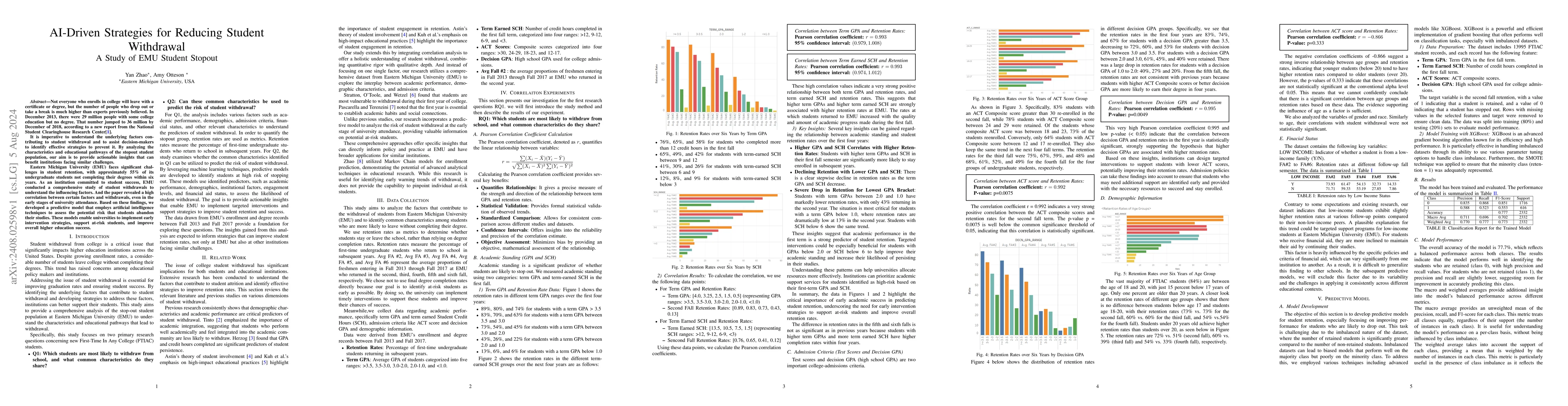 Thumbnail for AI-Driven Strategies for Reducing Student Withdrawal -- A Study of EMU
  Student Stopout