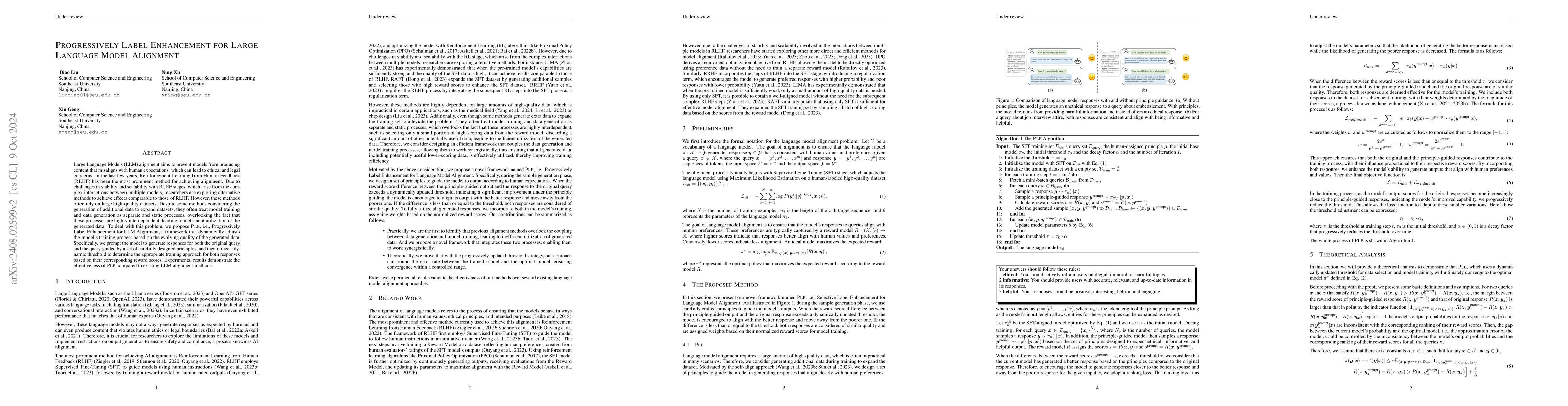 Thumbnail for Progressively Selective Label Enhancement for Language Model Alignment