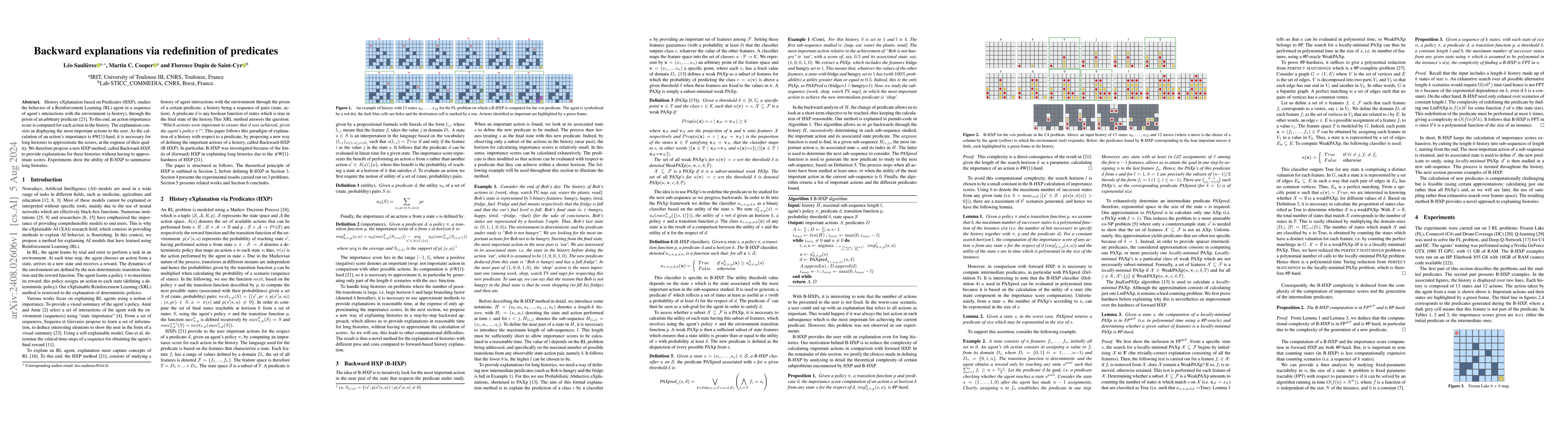 Thumbnail for Backward explanations via redefinition of predicates