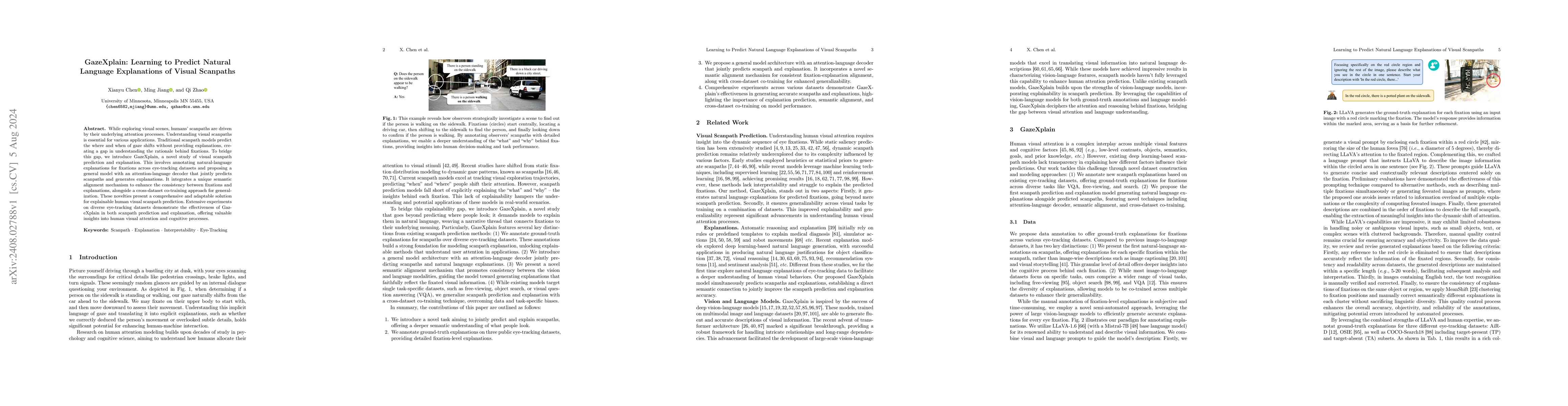 Thumbnail for GazeXplain: Learning to Predict Natural Language Explanations of Visual
  Scanpaths
