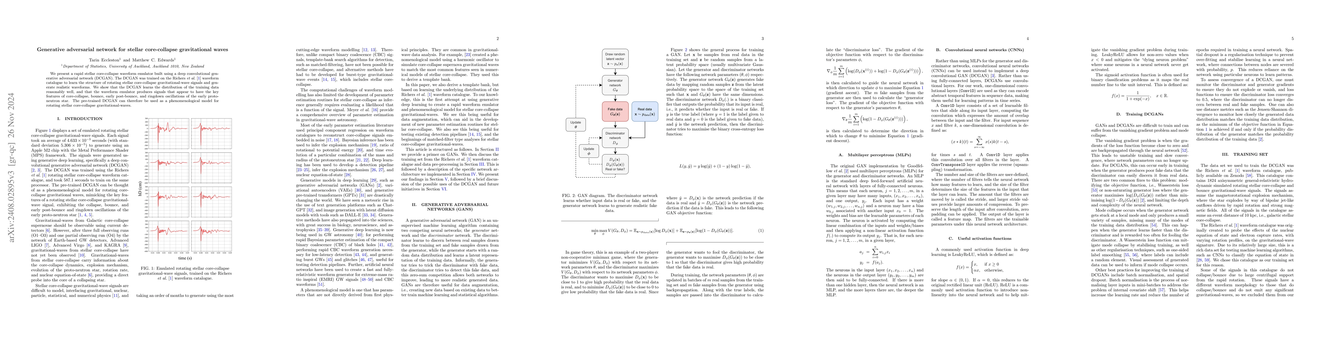 Thumbnail for Generative adversarial network for stellar core-collapse gravitational
  waves