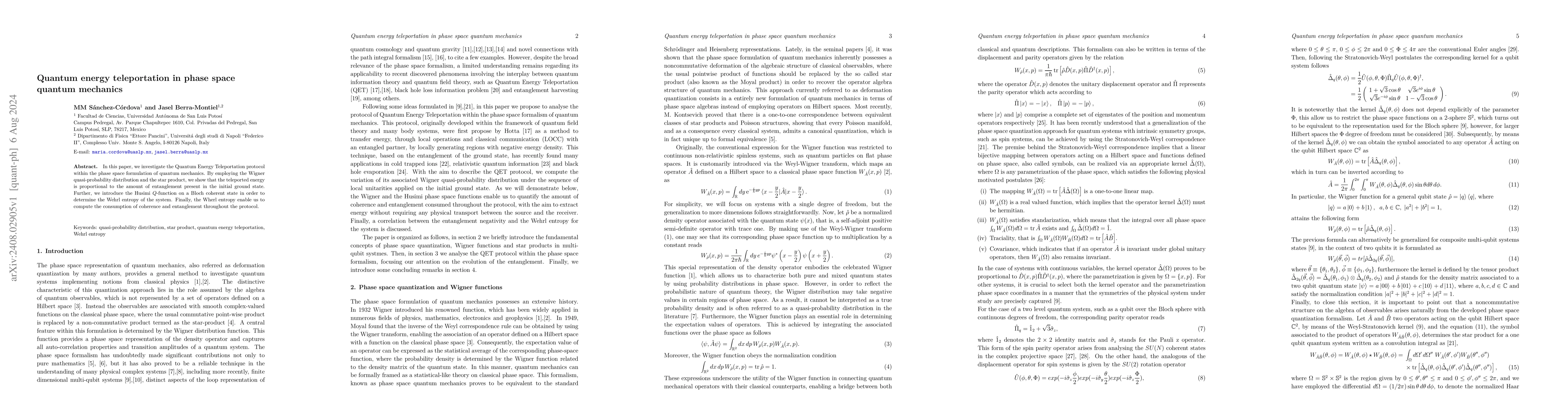 Thumbnail for Quantum energy teleportation in phase space quantum mechanics