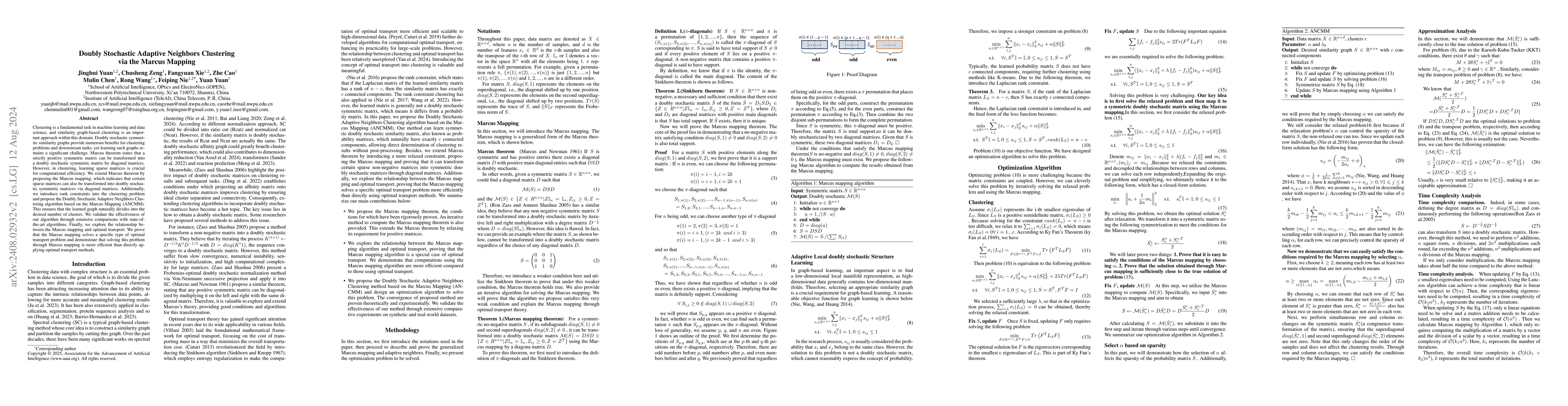 Thumbnail for Doubly Stochastic Adaptive Neighbors Clustering via the Marcus Mapping