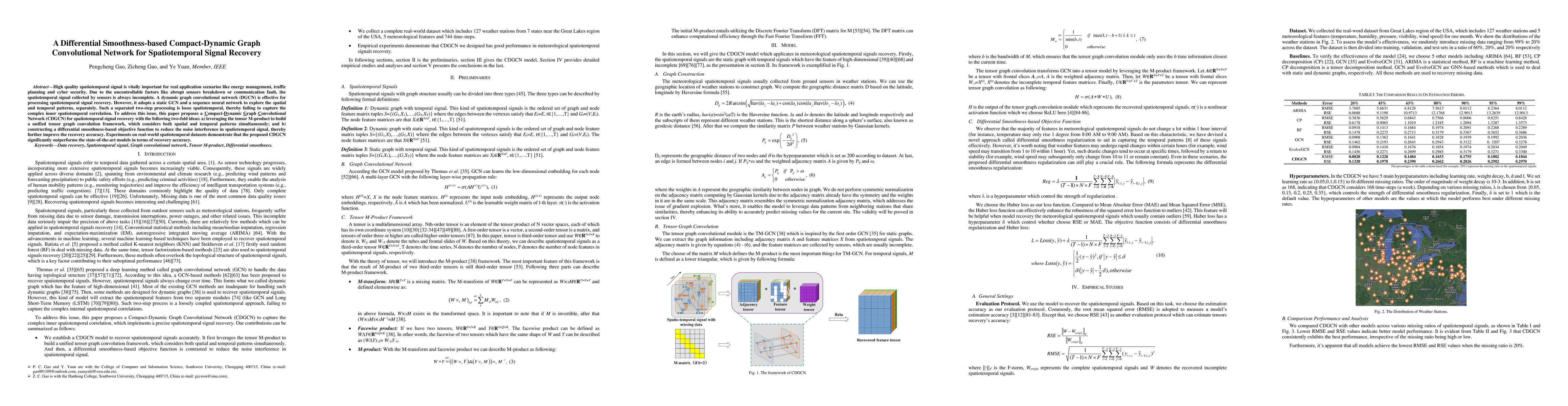 Thumbnail for A Differential Smoothness-based Compact-Dynamic Graph Convolutional
  Network for Spatiotemporal Signal Recovery
