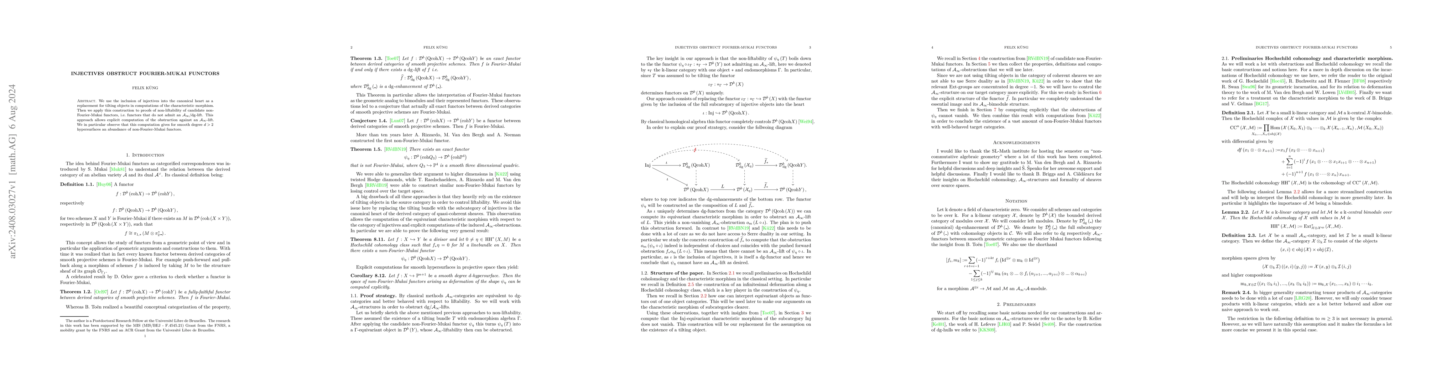 Thumbnail for Injectives obstruct Fourier-Mukai functors