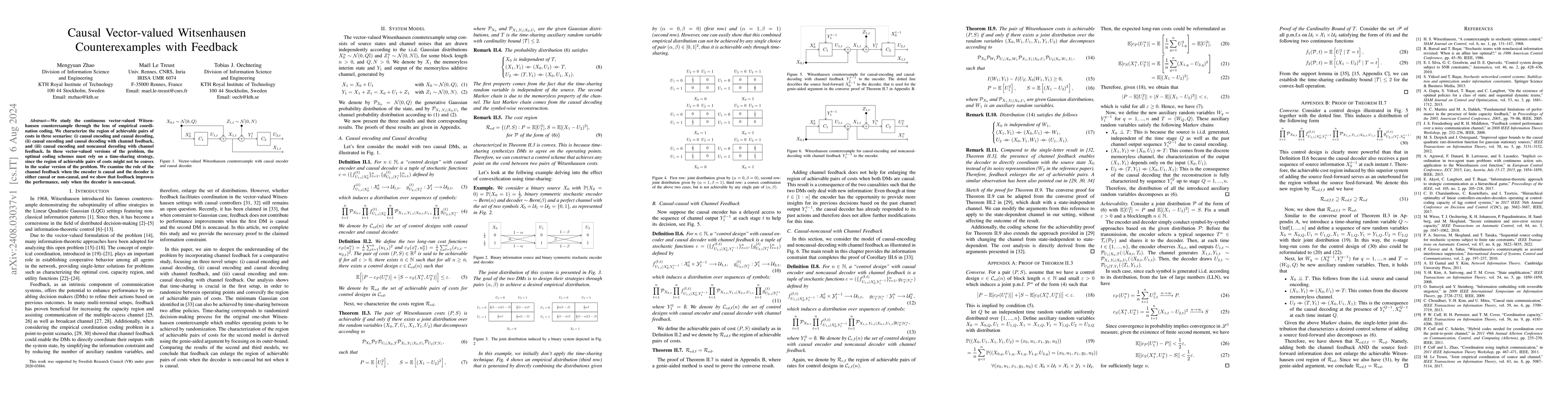 Thumbnail for Causal Vector-valued Witsenhausen Counterexamples with Feedback