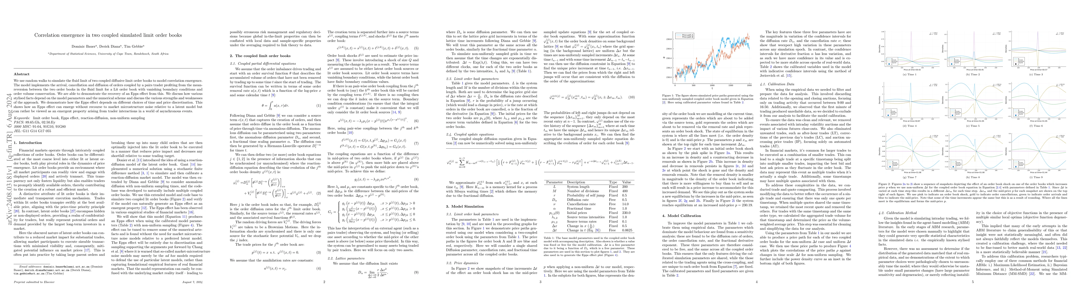 Thumbnail for Correlation emergence in two coupled simulated limit order books