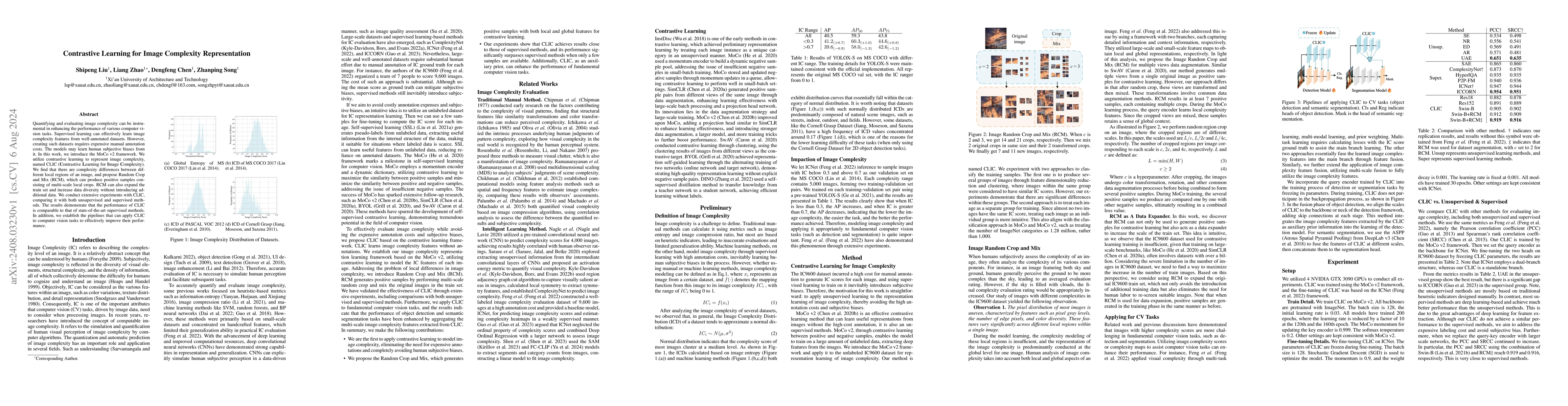 Thumbnail for Contrastive Learning for Image Complexity Representation