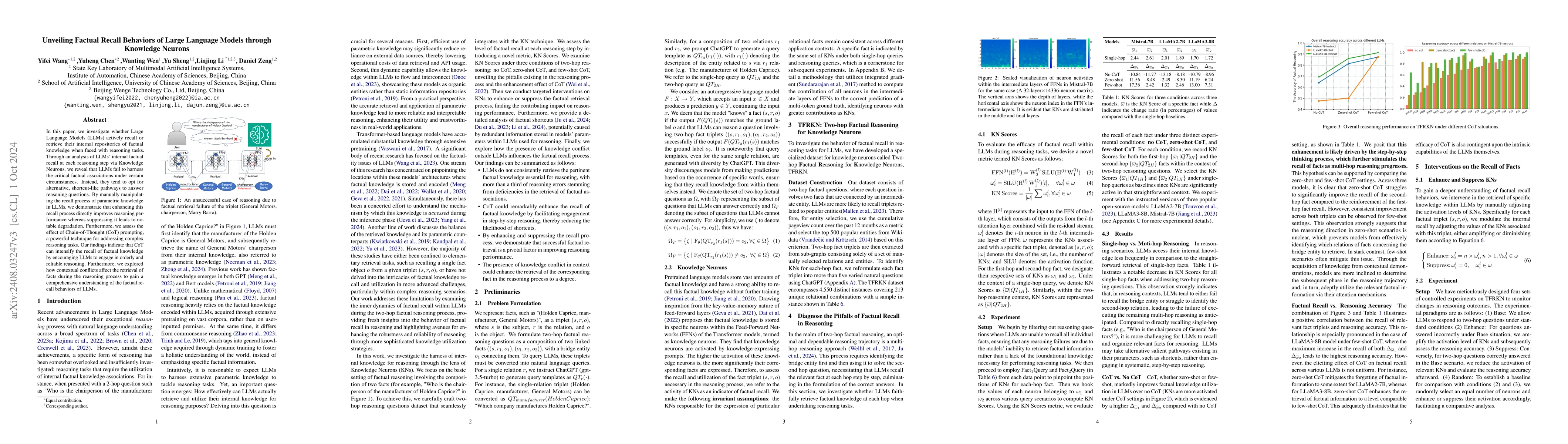 Thumbnail for Unveiling Factual Recall Behaviors of Large Language Models through
  Knowledge Neurons