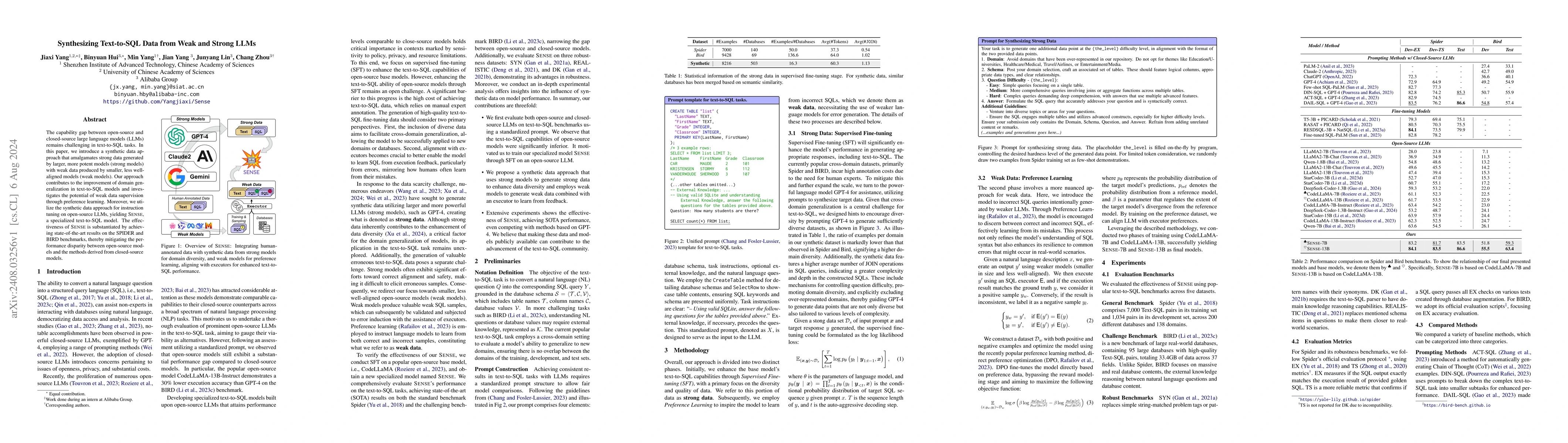Thumbnail for Synthesizing Text-to-SQL Data from Weak and Strong LLMs