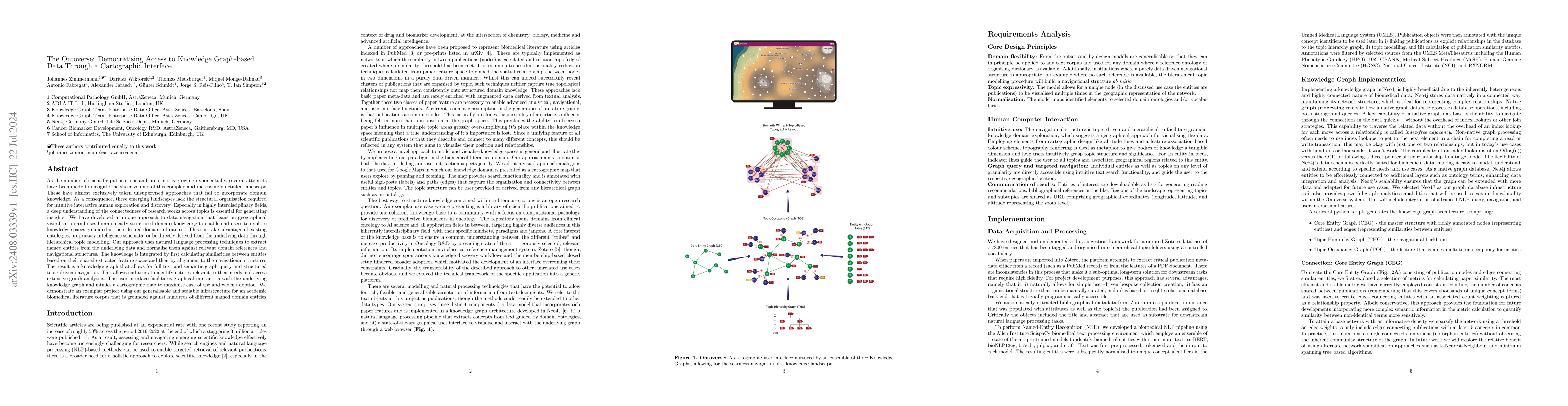 Thumbnail for The Ontoverse: Democratising Access to Knowledge Graph-based Data
  Through a Cartographic Interface