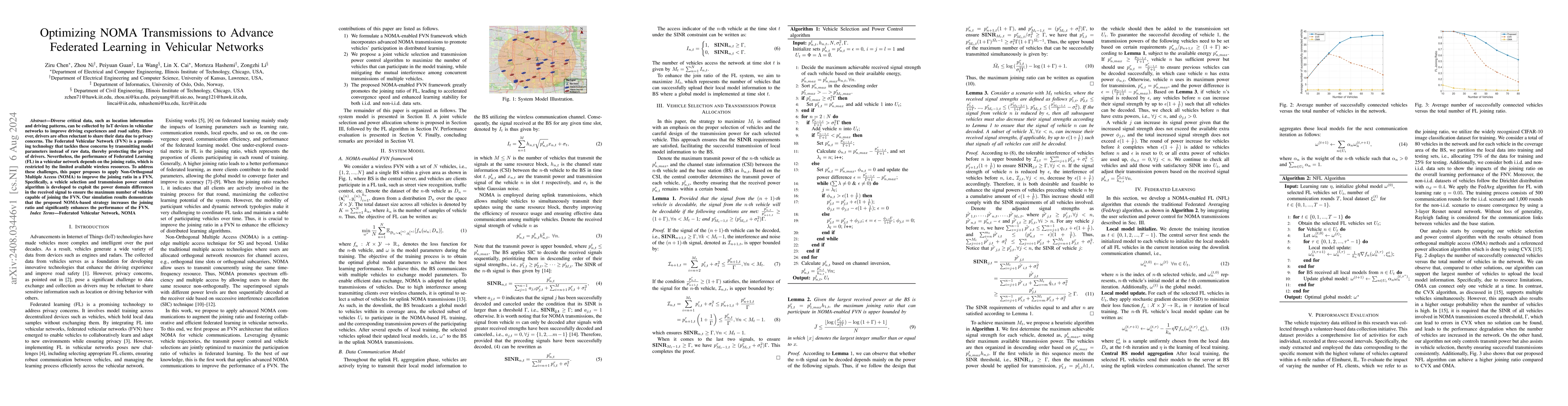 Thumbnail for Optimizing NOMA Transmissions to Advance Federated Learning in Vehicular
  Networks