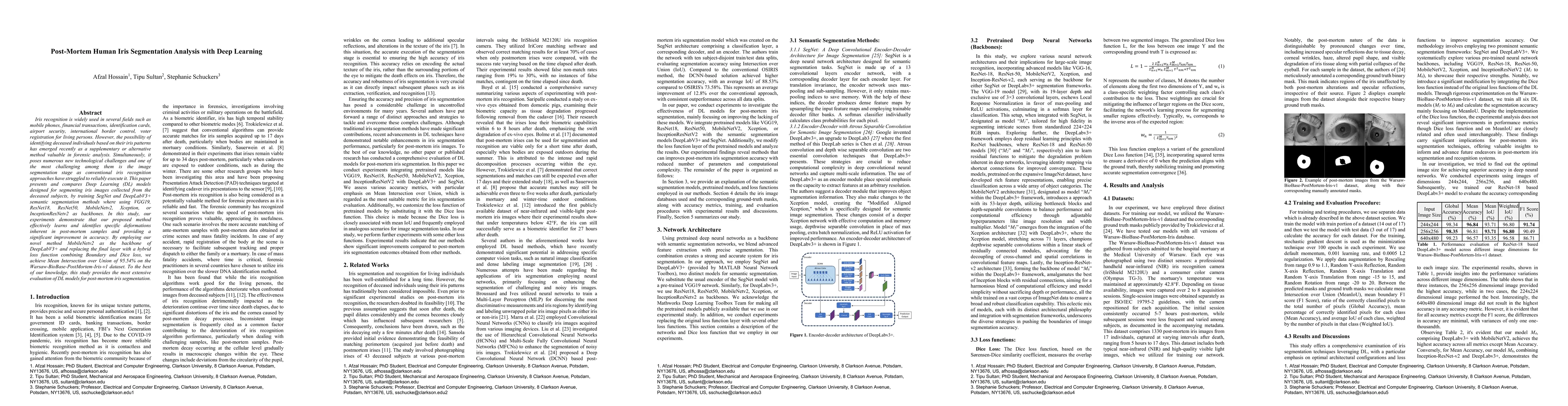 Thumbnail for Post-Mortem Human Iris Segmentation Analysis with Deep Learning