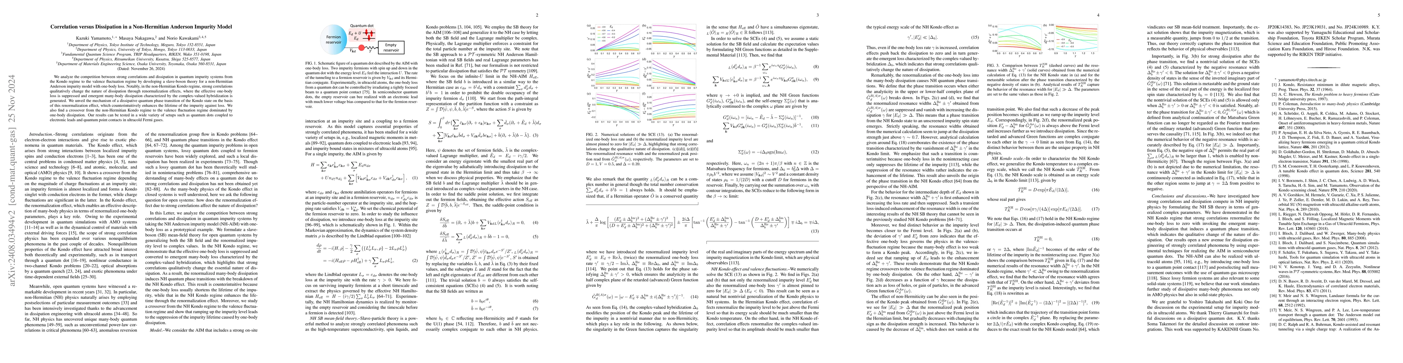 Thumbnail for Correlation versus Dissipation in a Non-Hermitian Anderson Impurity
  Model