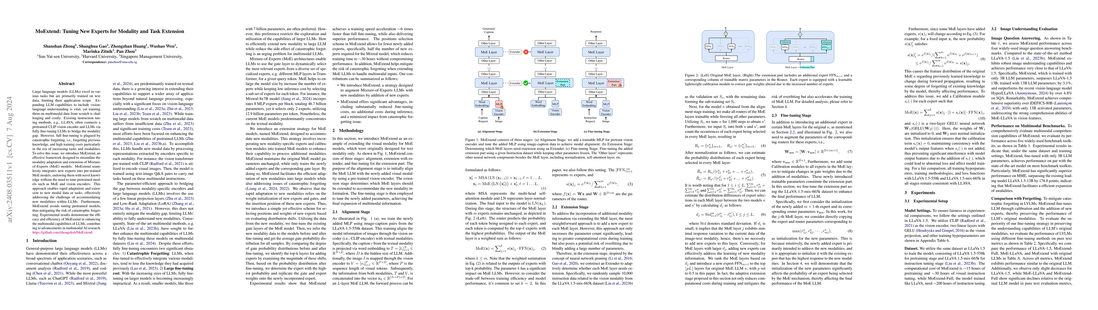Thumbnail for MoExtend: Tuning New Experts for Modality and Task Extension