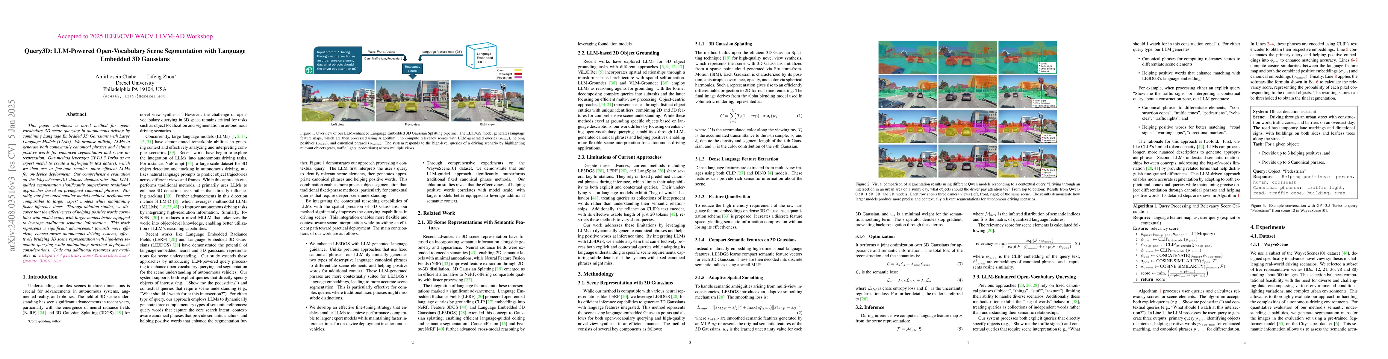 Thumbnail for Leveraging LLMs for Enhanced Open-Vocabulary 3D Scene Understanding in
  Autonomous Driving