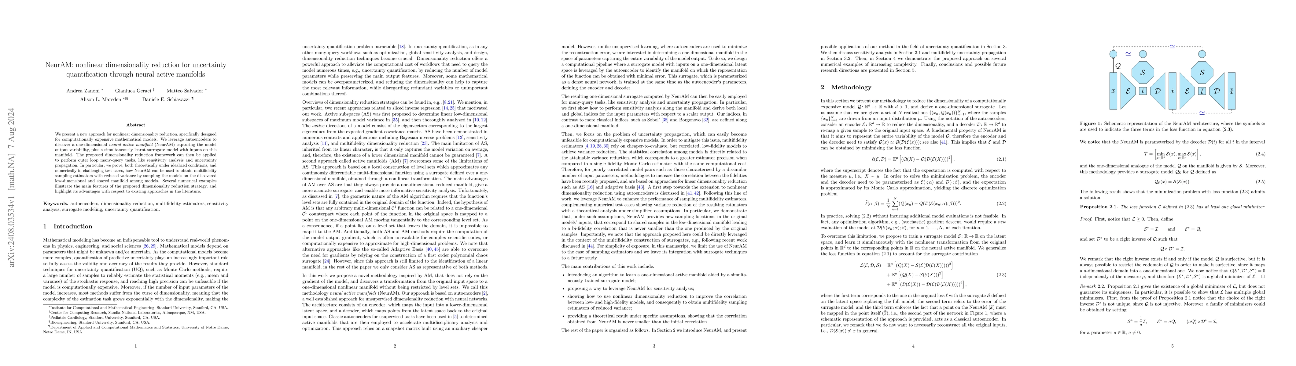 Thumbnail for NeurAM: nonlinear dimensionality reduction for uncertainty
  quantification through neural active manifolds