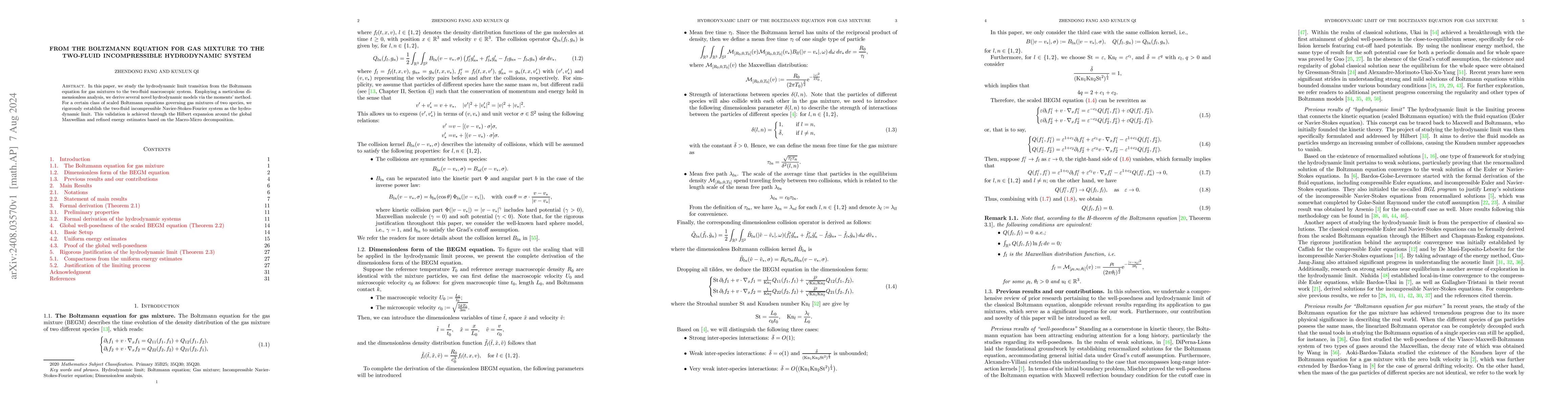 Thumbnail for From the Boltzmann equation for gas mixture to the two-fluid
  incompressible hydrodynamic system