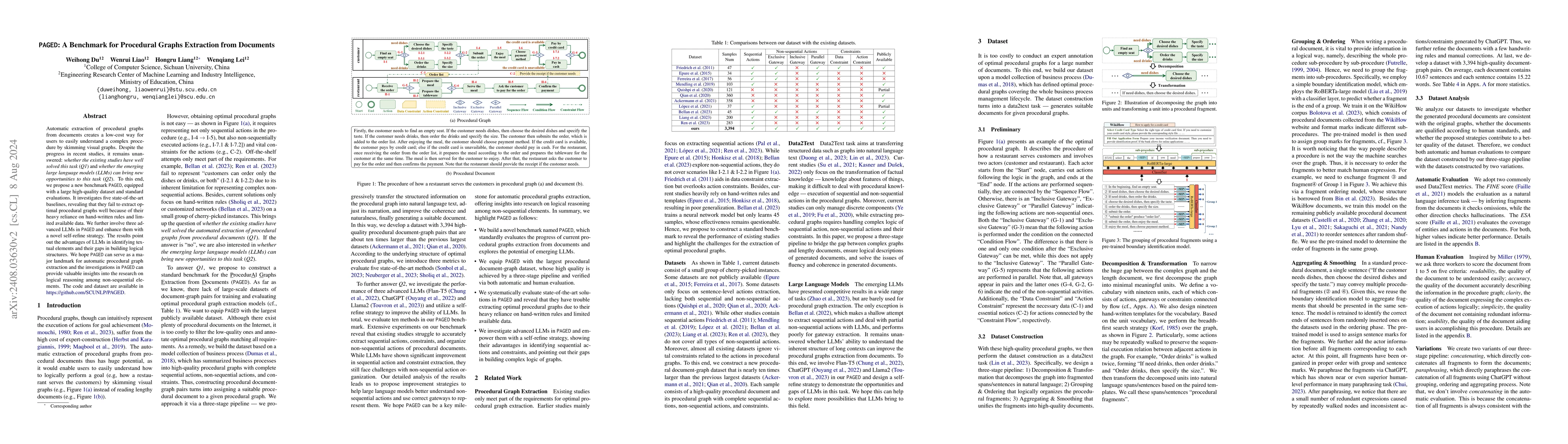 Thumbnail for PAGED: A Benchmark for Procedural Graphs Extraction from Documents