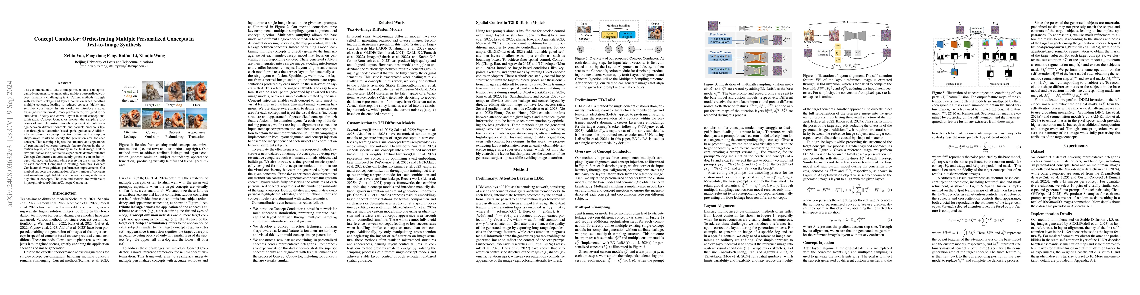 Thumbnail for Concept Conductor: Orchestrating Multiple Personalized Concepts in
  Text-to-Image Synthesis