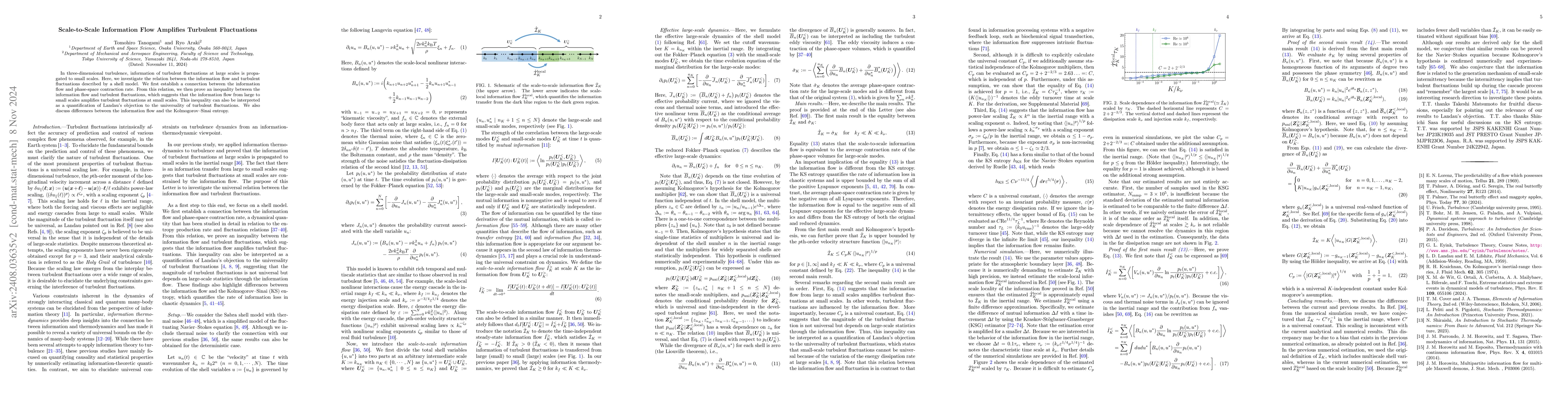 Thumbnail for Scale-to-Scale Information Flow Amplifies Turbulent Fluctuations