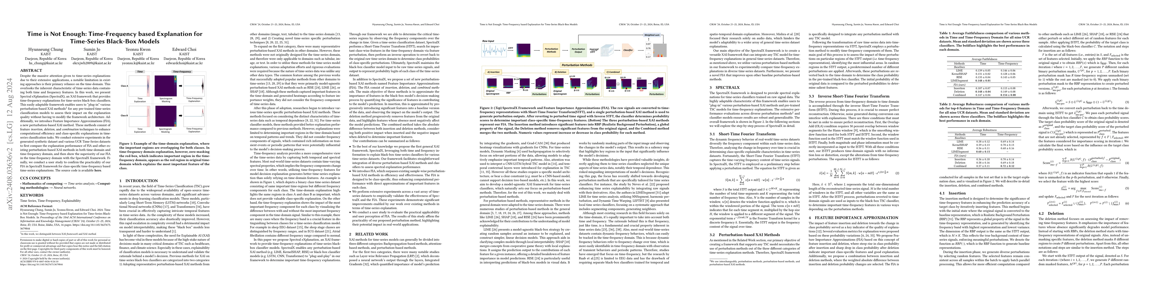 Thumbnail for Time is Not Enough: Time-Frequency based Explanation for Time-Series
  Black-Box Models