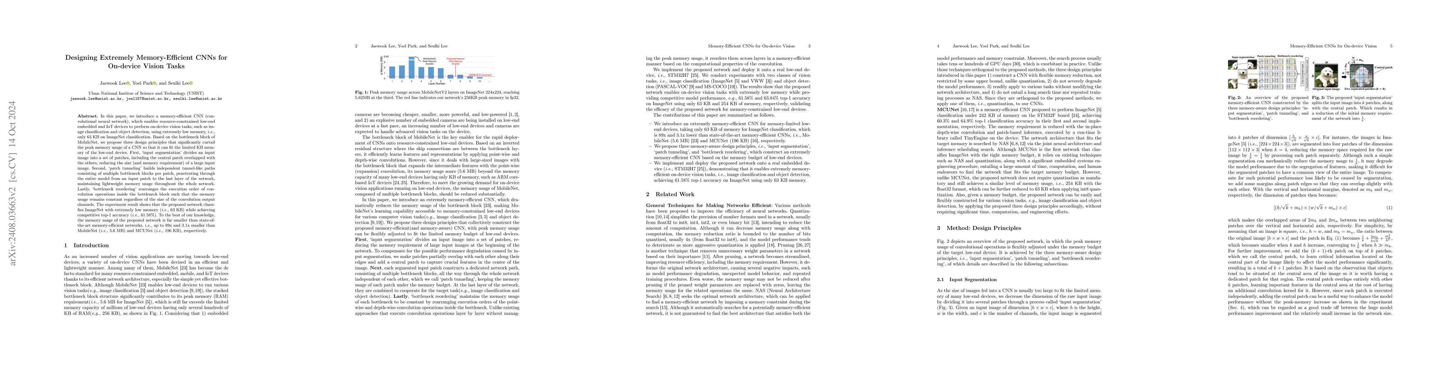 Thumbnail for Designing Extremely Memory-Efficient CNNs for On-device Vision Tasks