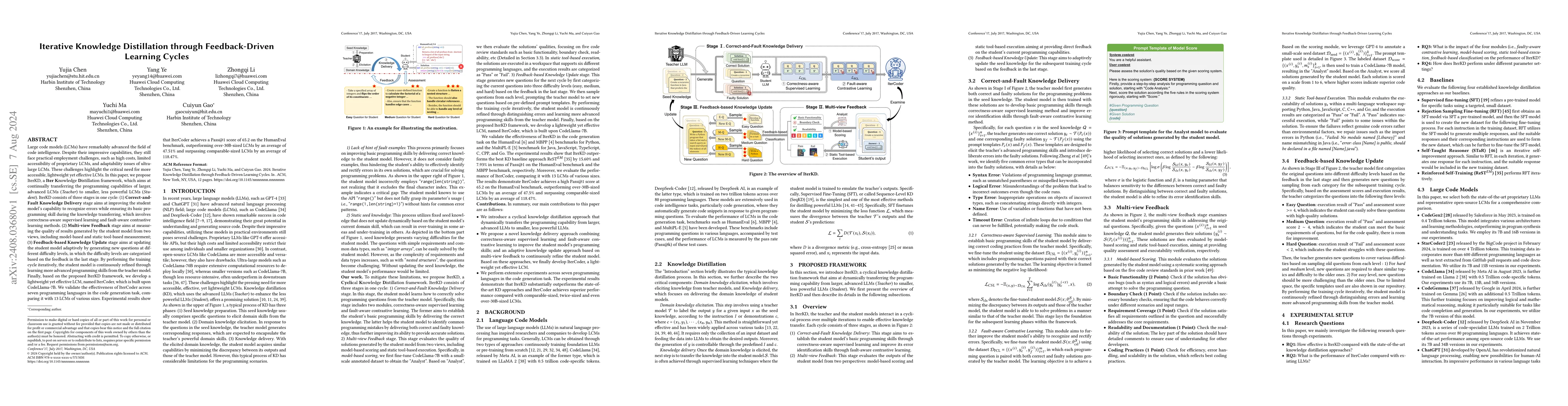 Thumbnail for Iterative Knowledge Distillation through Feedback-Driven Learning Cycles