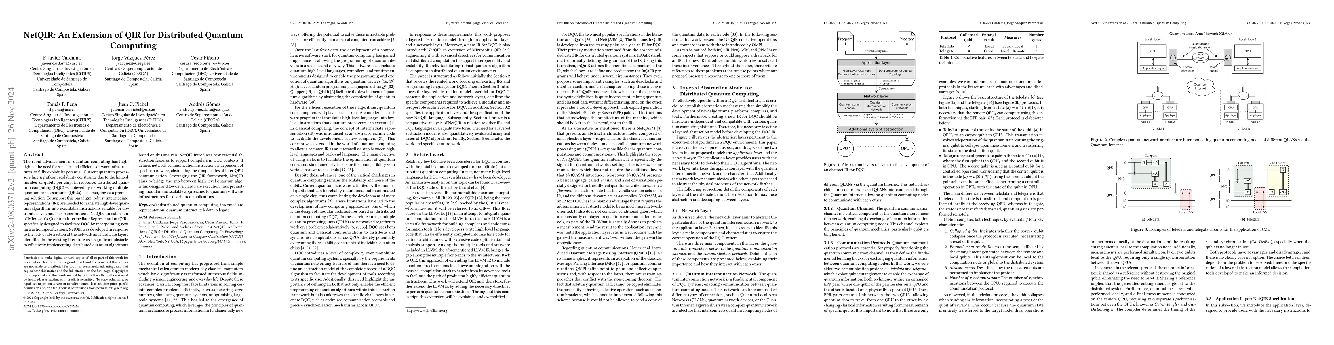 Thumbnail for NetQIR: An Extension of QIR for Distributed Quantum Computing