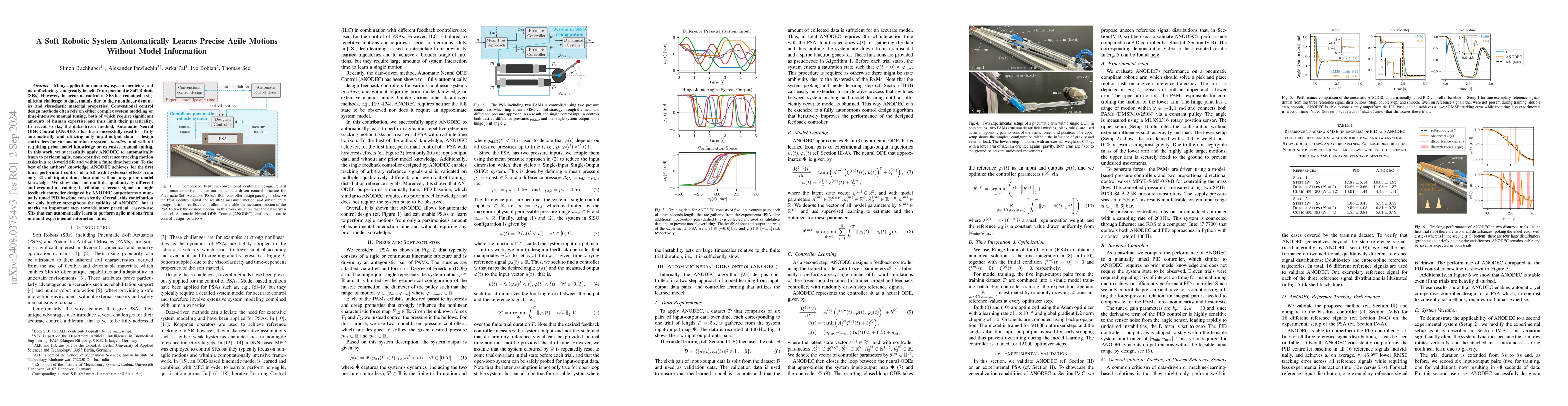 Thumbnail for A Soft Robotic System Automatically Learns Precise Agile Motions Without
  Model Information