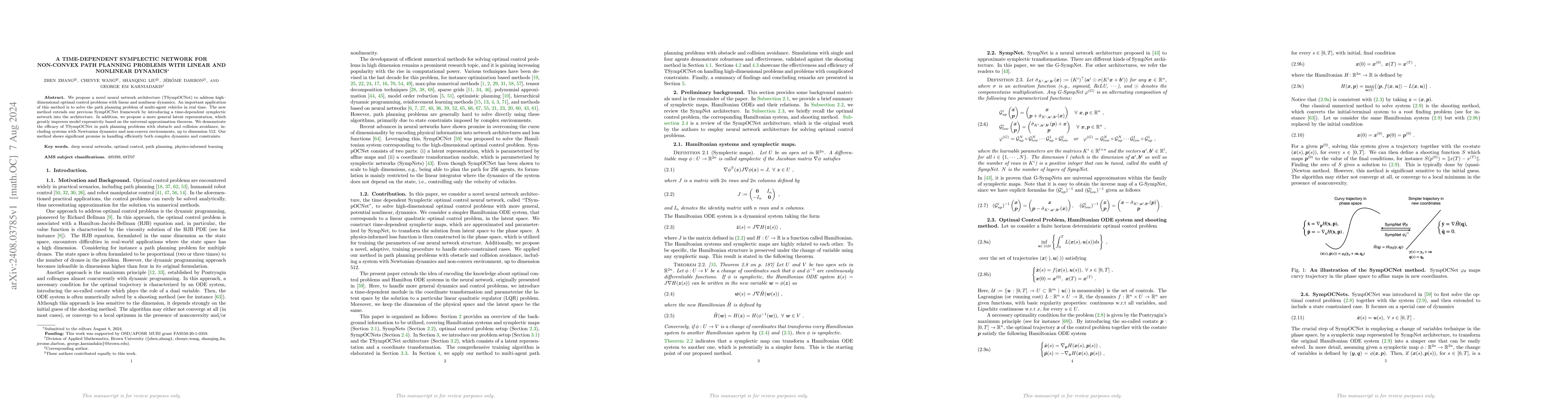 Thumbnail for A time-dependent symplectic network for non-convex path planning
  problems with linear and nonlinear dynamics